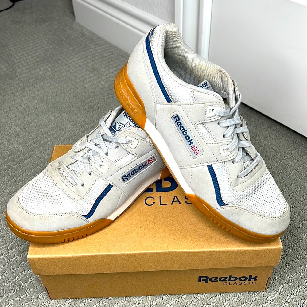 Reebok Workout Plus - Men’s Size 7 1/2 (Grey)